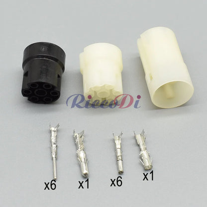 DJ3071-1.5/3.5-11 male white automotive connector with 15 cm wires