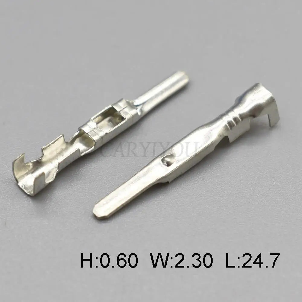 DJ613-2.3A 2.3MM car crimp terminal non-insulated automotive connector male female pins detail