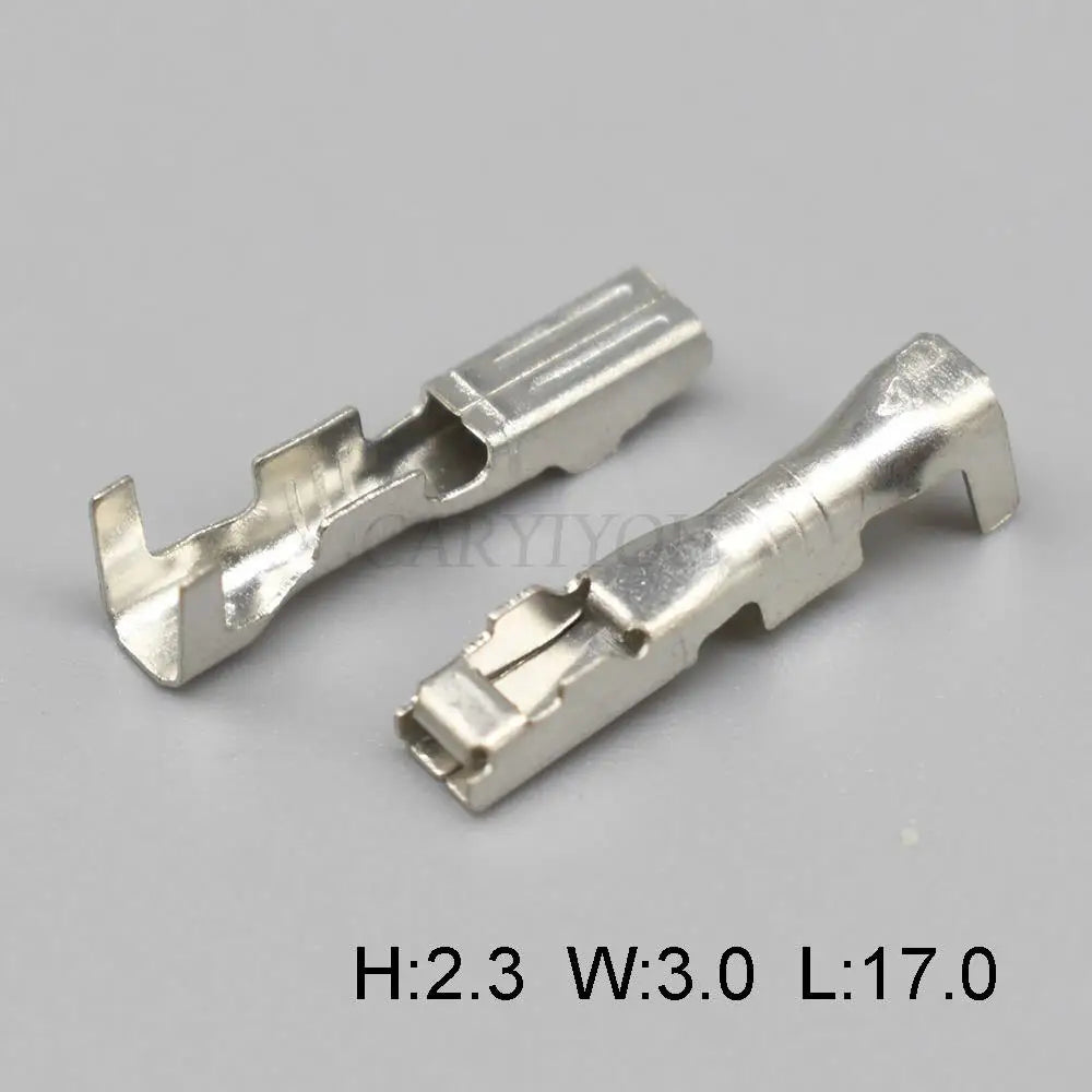 DJ621-2.3A 2.3MM car crimp terminal non-insulated connector male female pins detail