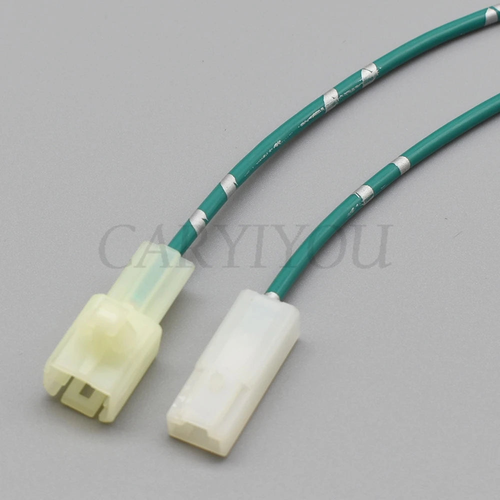High current 6.3mm unsealed automotive connector being installed in car wiring harness for reliable electrical connection