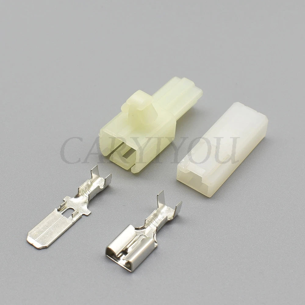 6.3mm automotive wire connector used in vehicle wiring harness for high current applications and electric systems