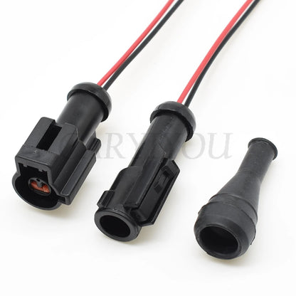 Installation guide of DJ70210-1.5-11/21 waterproof automotive 2 pin sealed connector with wire for car wiring