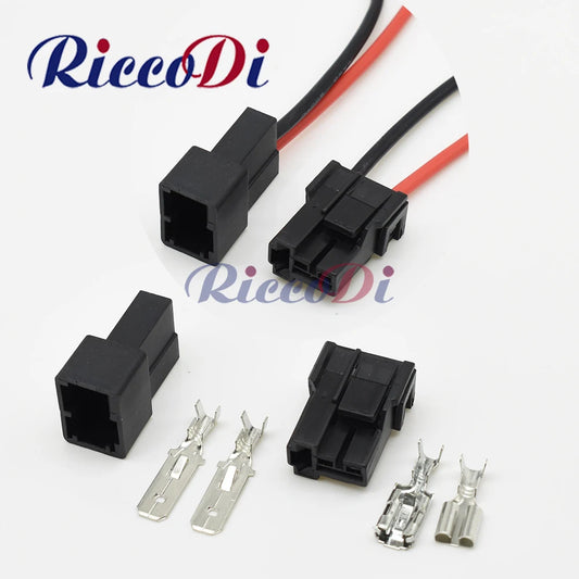 Automotive wire harness connector DJ70212Y-6.3-11/21 2 pin plug overview for vehicle electrical systems