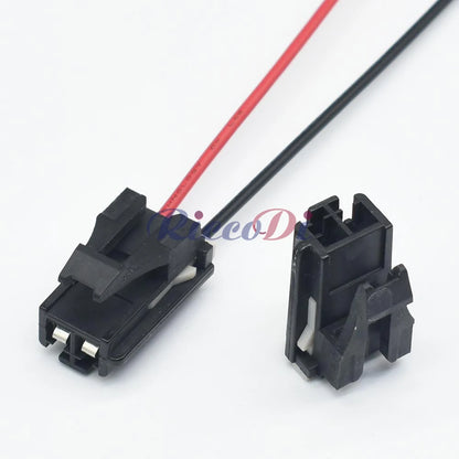 Durable plastic housing of MEELAEFE DJ70227Y-2.8-21 2 pin automotive connector plug for reliable wiring installation
