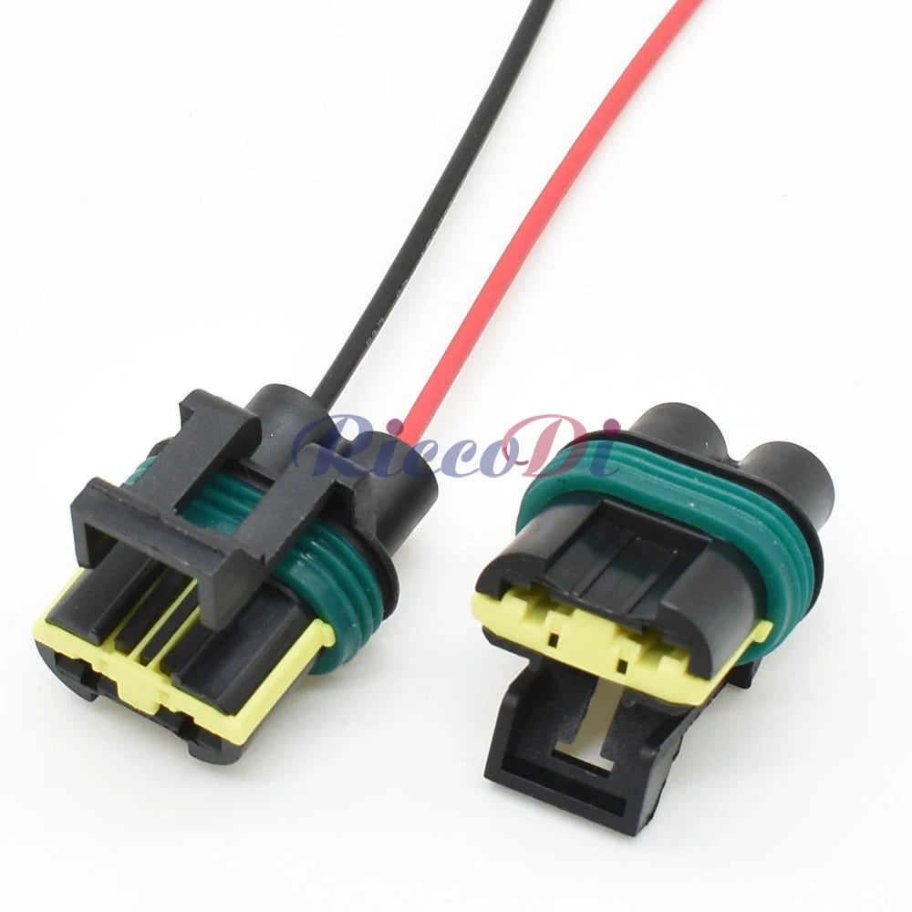 Terminal structure detail of 2 pin waterproof automotive connector DJ7026D-6.3-21