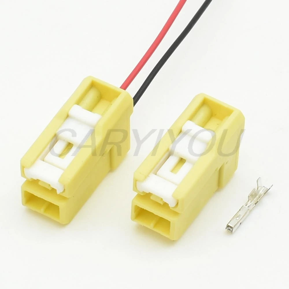 Overview of 1.2mm 2 pin male and female automotive connector plug for wiring harness assembly