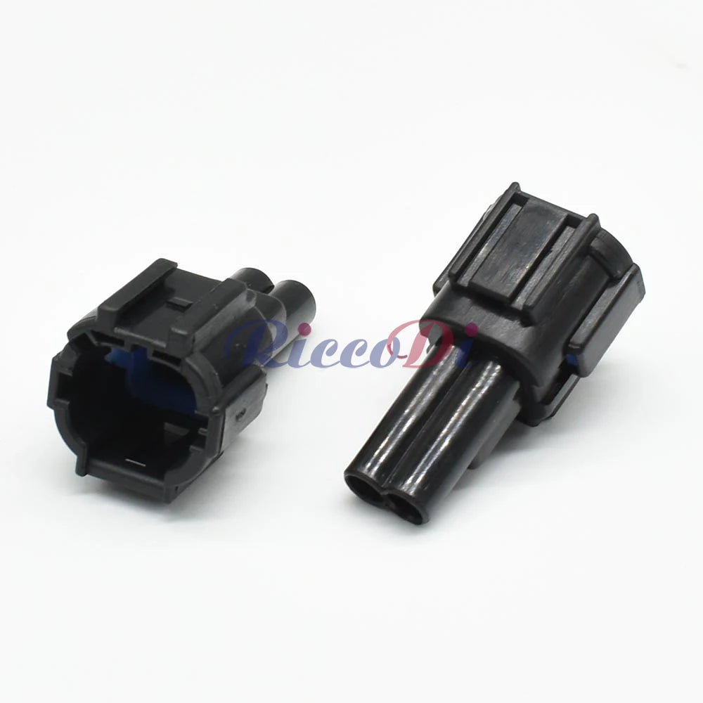 Assembly view of DJ7029AY 2.2mm 2-pin automotive connector for secure installation