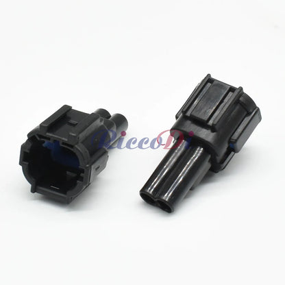Assembly view of DJ7029AY 2.2mm 2-pin automotive connector for secure installation