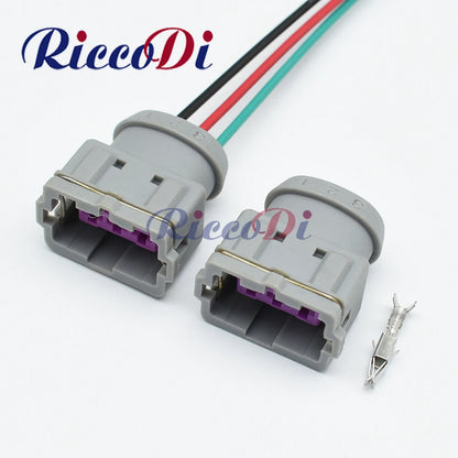DJ7031C-3.5-21 3 Pin 3.5 Series Unsealed Auto Plastic Housing Wiring Harness Connector with Wires