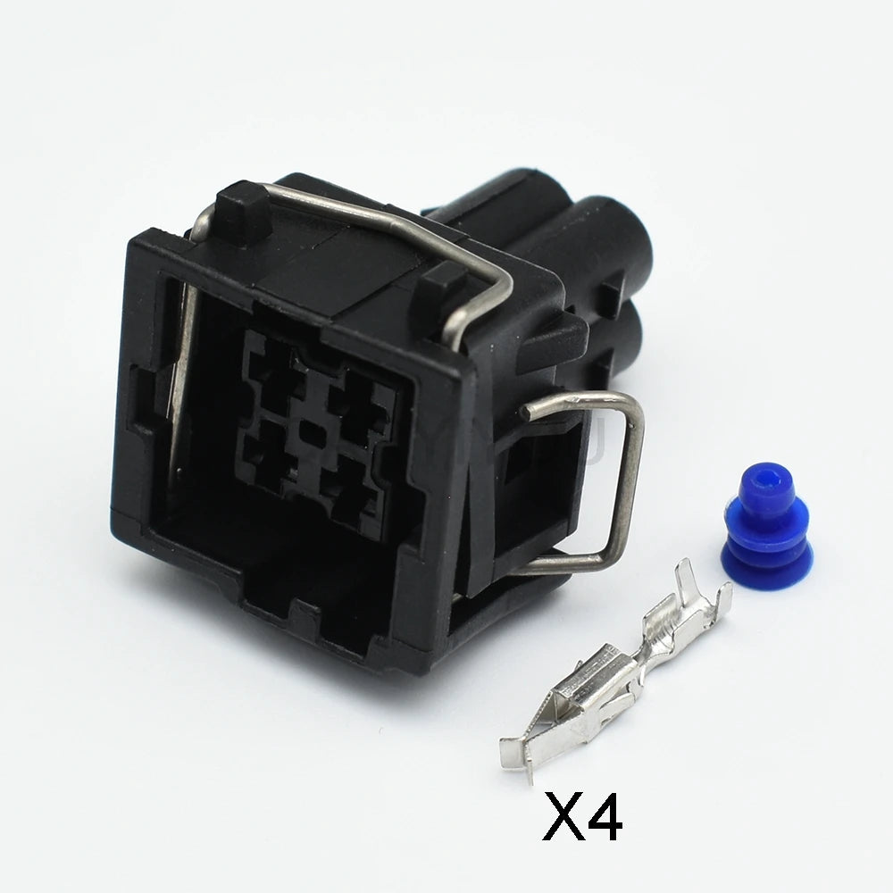DJ7044B-3.5-21 4 Pin Tyco AMP waterproof connector used in automotive air conditioning pressure switch system for VW Audi