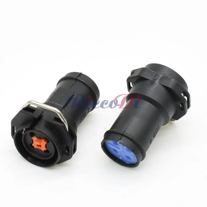 DJ7049Q-1-21 4 pin female round automotive connector detail view