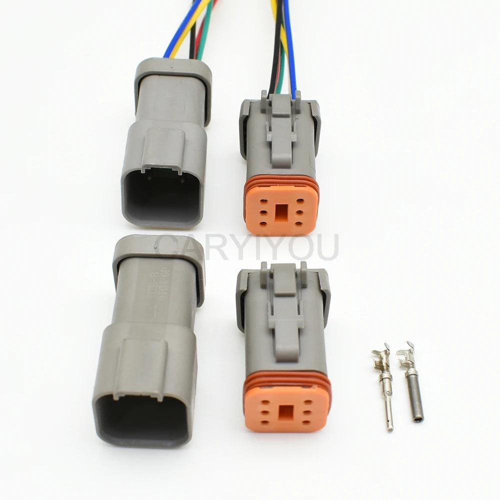 DJ7062G-1.5-21 Deutsch DT 6 pin auto plug waterproof female male connector