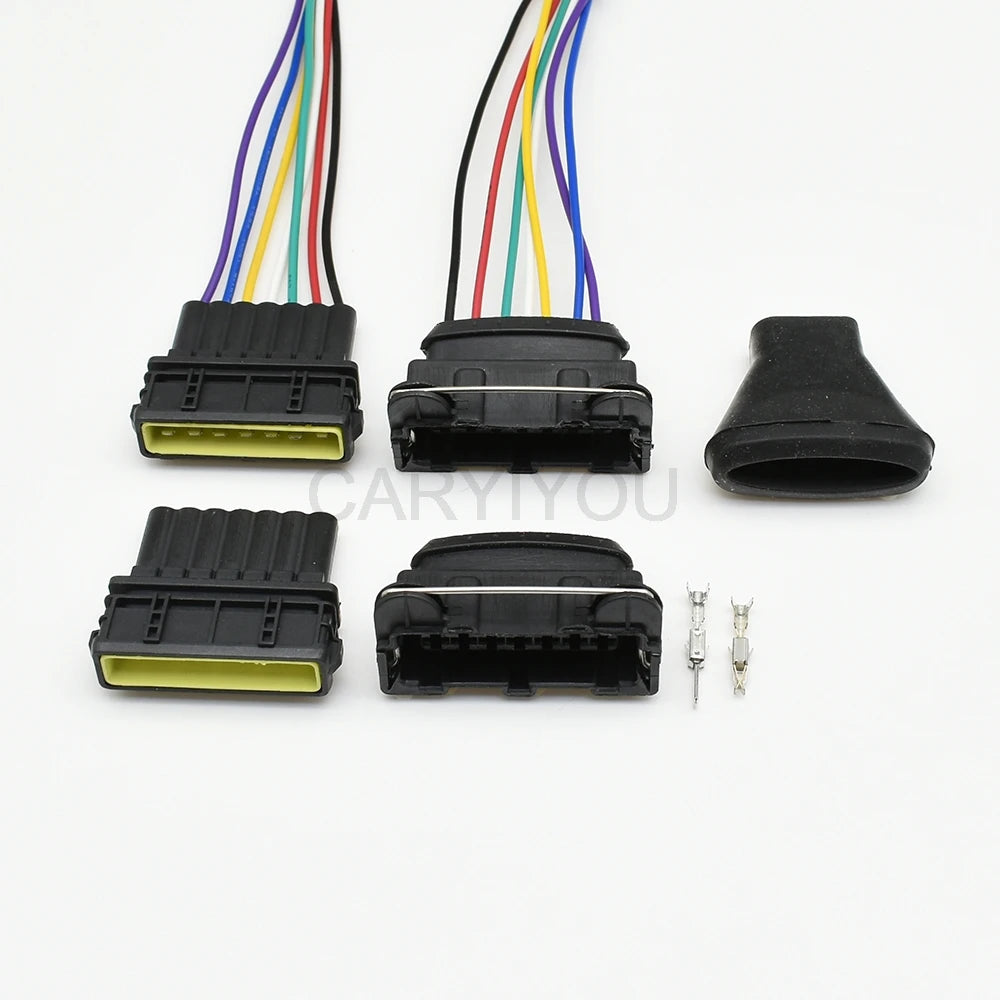 DJ7071A-3.5-21 female 7 pin automotive engine waterproof wire socket