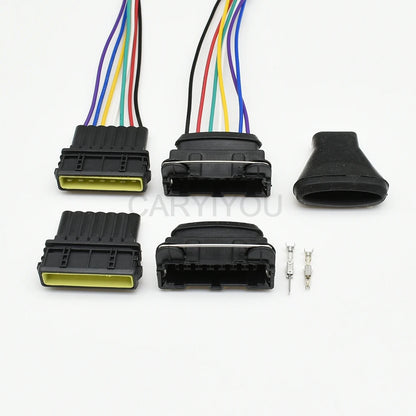 DJ7071A-3.5-21 female 7 pin automotive engine waterproof wire socket
