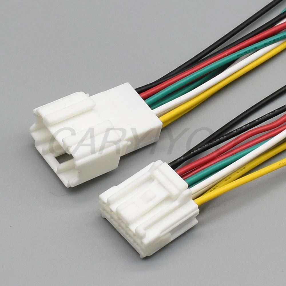 DJ7108YA-1.5-11 21 automotive wire harness connector showing terminal layout and locking design