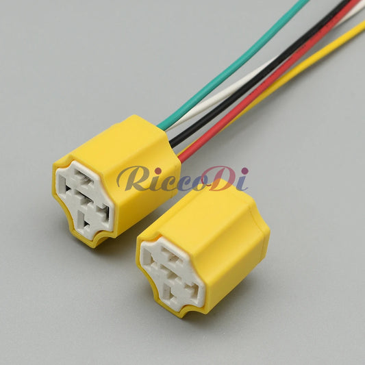DJJ7051B-6.3-21 5 pin relay base connector plug with terminals or cables