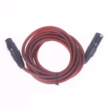 Set of DMX 3-pin cables 0.5/1/1.5/3/5/10m for DJ stage lights and LED par wash moving head spot lighting