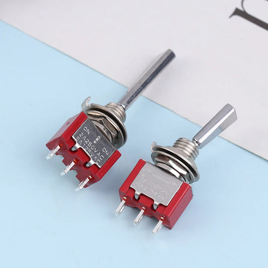 DPDT 3 position latching toggle switch 5A 125VAC