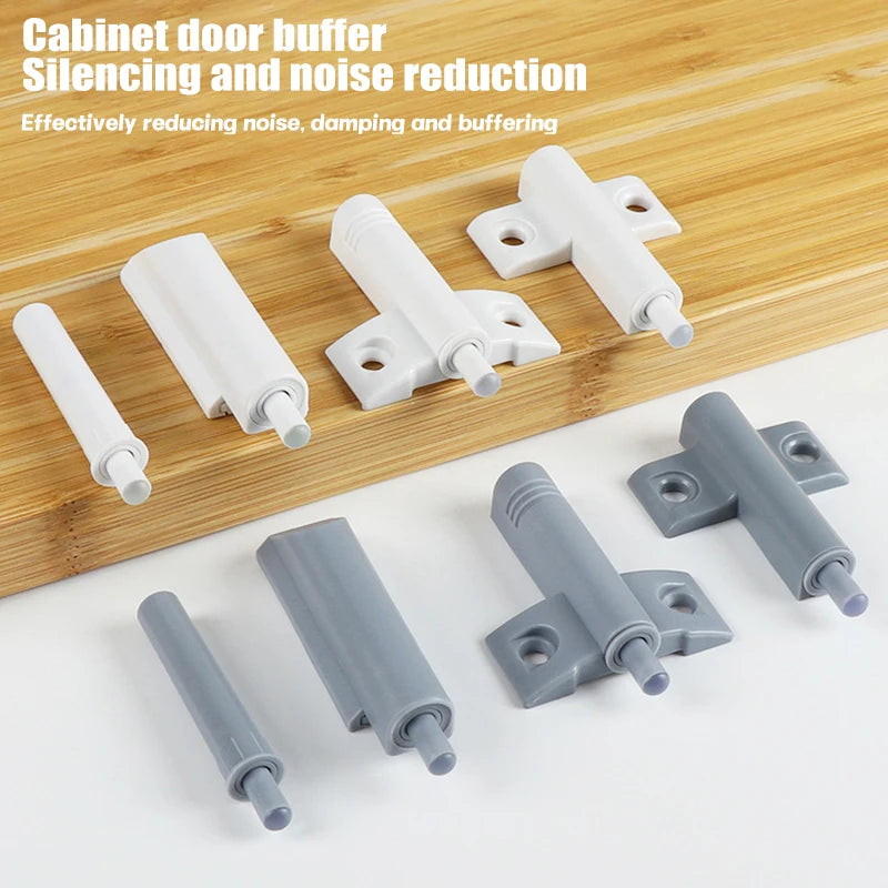 Furniture drawer soft close damper buffer for quiet closing operation