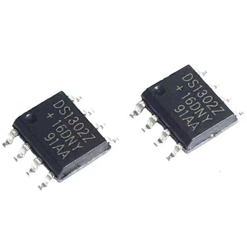 DS1302 real-time clock IC in SOP-8 SMT package, suitable for timekeeping and electronics projects