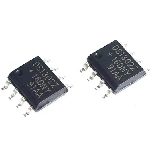DS1302 real-time clock IC in SOP-8 SMT package, suitable for timekeeping and electronics projects