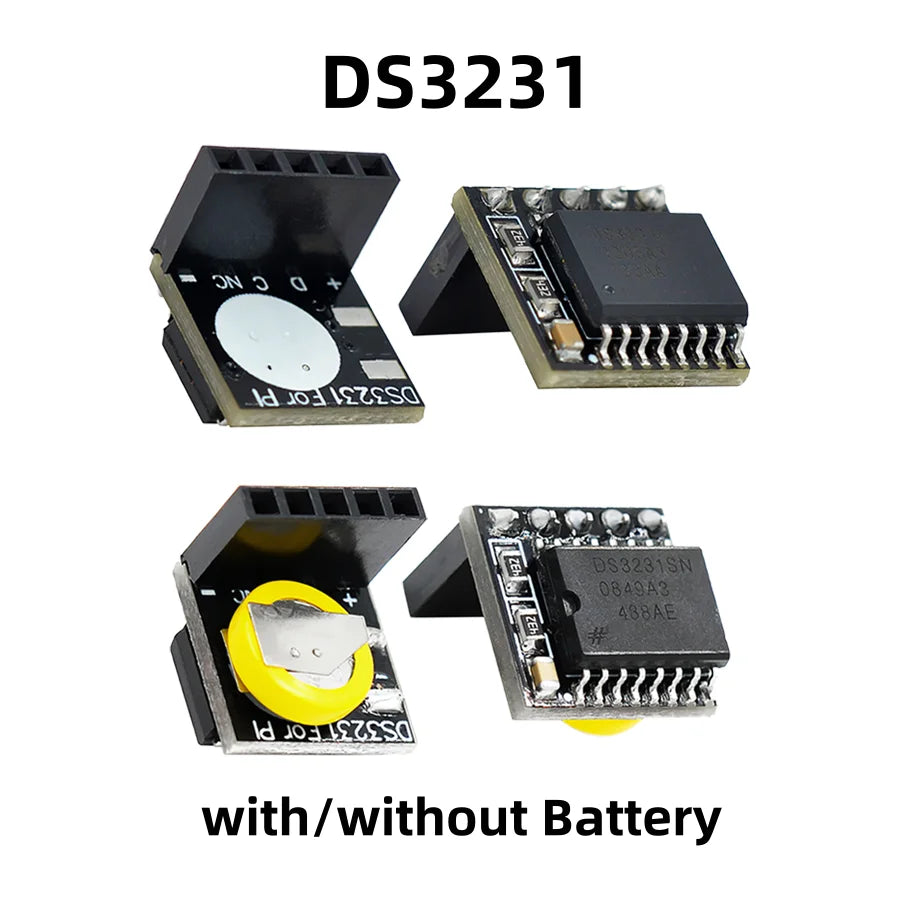 DS3231 RTC real-time clock module with I2C interface, 3.3V/5V compatible, precision timekeeping for Raspberry Pi Arduino DIY projects