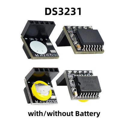 DS3231 RTC real-time clock module with I2C interface, 3.3V/5V compatible, precision timekeeping for Raspberry Pi Arduino DIY projects