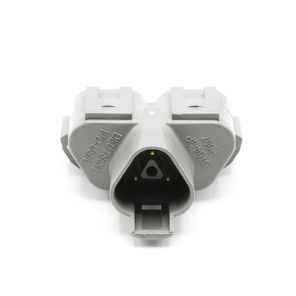 Structure of Deutsch DT series 3-pin automotive waterproof connector housing, 3-way flame retardant wire plug DT04-3P DT06-3S