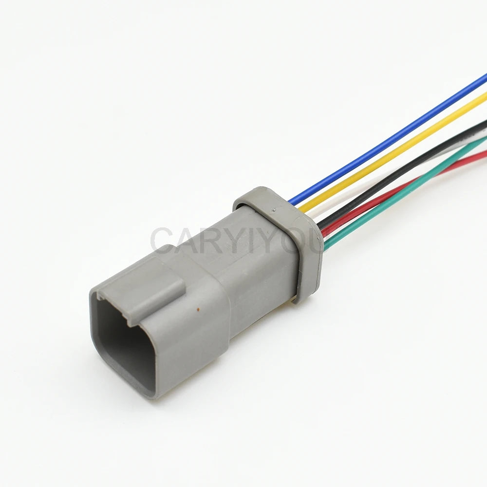 DT 6 pin Deutsch automotive connector locking structure and terminal design