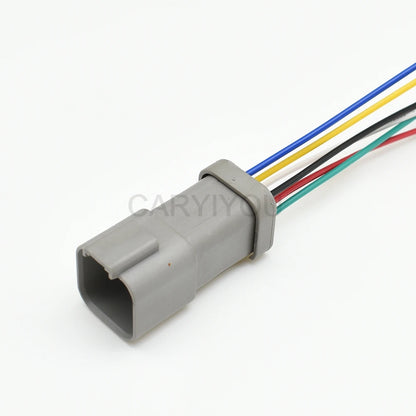 DT 6 pin Deutsch automotive connector locking structure and terminal design