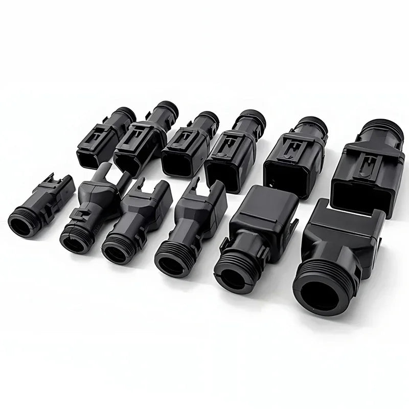 DT connector tail clip set with corrugated pipe fixed harness clip and protective sheath for automotive wiring