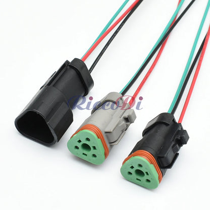 Deutsch DT sealed connector terminals for 22–16 AWG automotive wiring