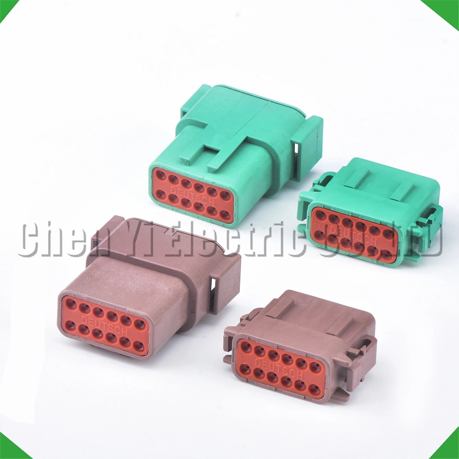 Deutsch DTM series 12 Pin automotive wire harness plug, reliable electrical connector for vehicles
