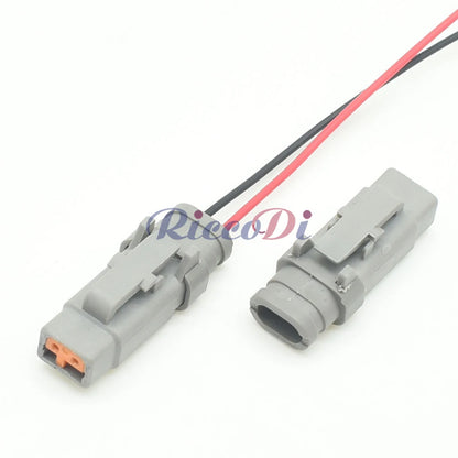 Weatherproof housing design of DTM06 multi pin automotive connector plug