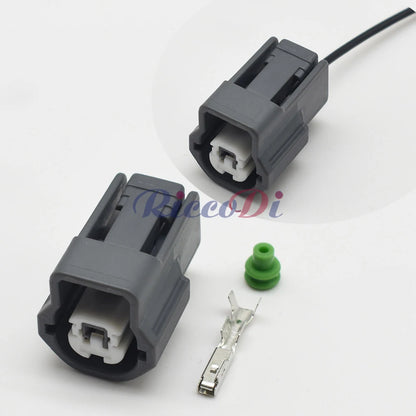 Durable 2.3mm automotive electrical plastic housing plug 6098-2329 showing robust construction for long-lasting vehicle wiring performance