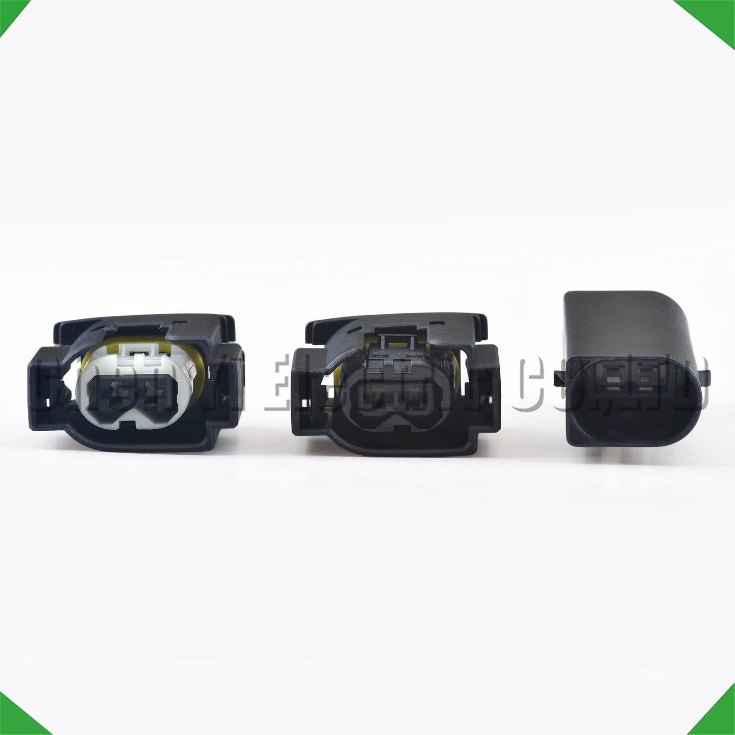Durable 2 pin automotive connector for wire harness systems