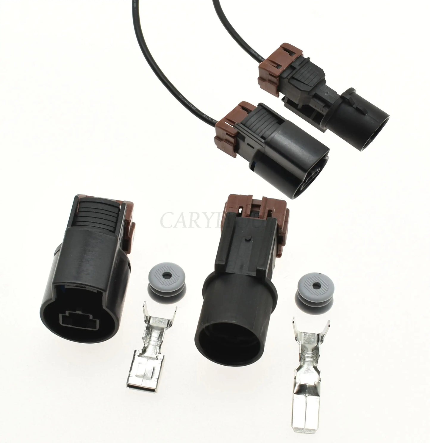 Durable 7.8mm series automotive connector showing plug and socket design with robust terminal for vehicle wiring