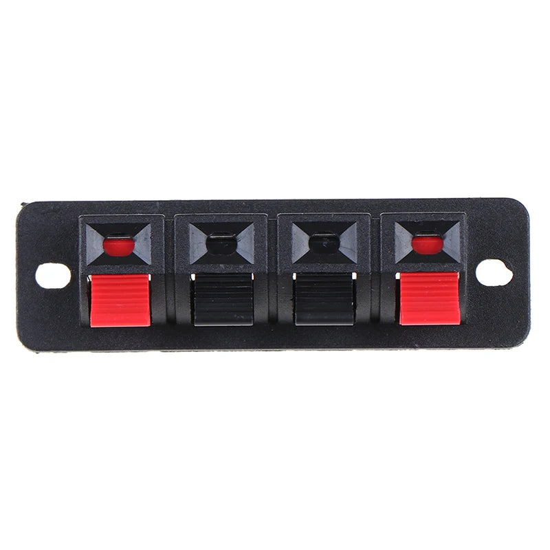 Durable spring audio speaker terminal connector