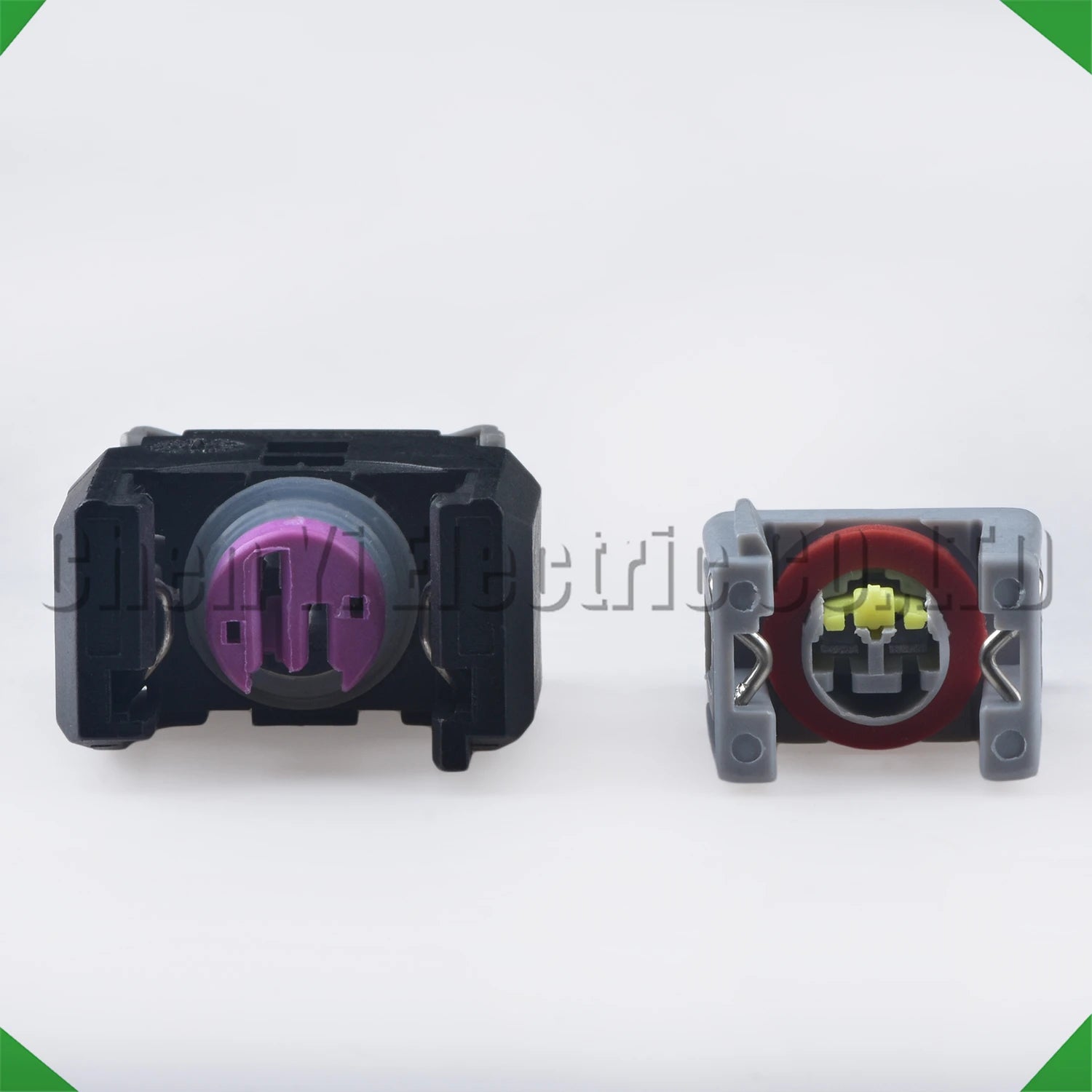 Durable 2 pin automotive fuel injector connector
