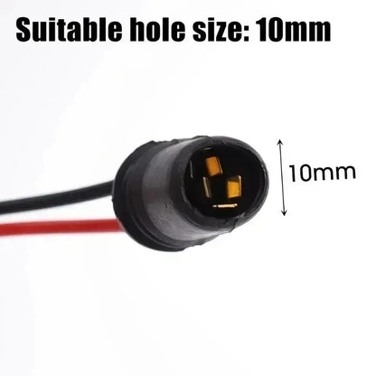 Durable T10 W5W lamp holder connector