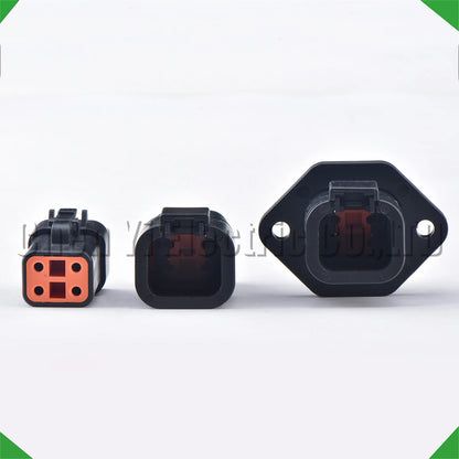 Durable 4 pin ECM power module connector plug