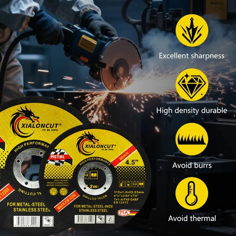 Durable grinding disc for metal polishing and cutting
