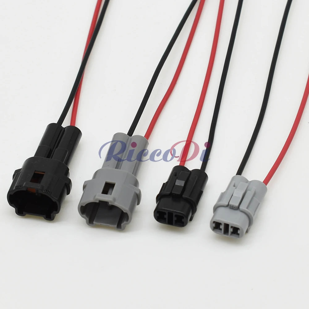High durability 2 pin automotive sealed male and female connector housing for Honda wiring connections
