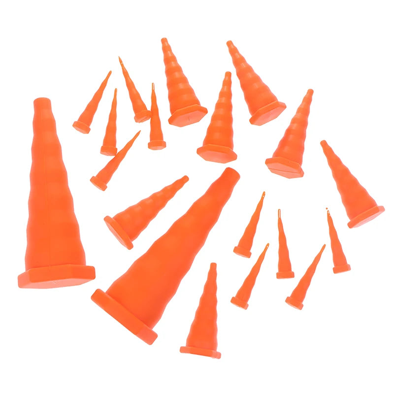 Durable hydraulic service rubber plugs for heavy machinery