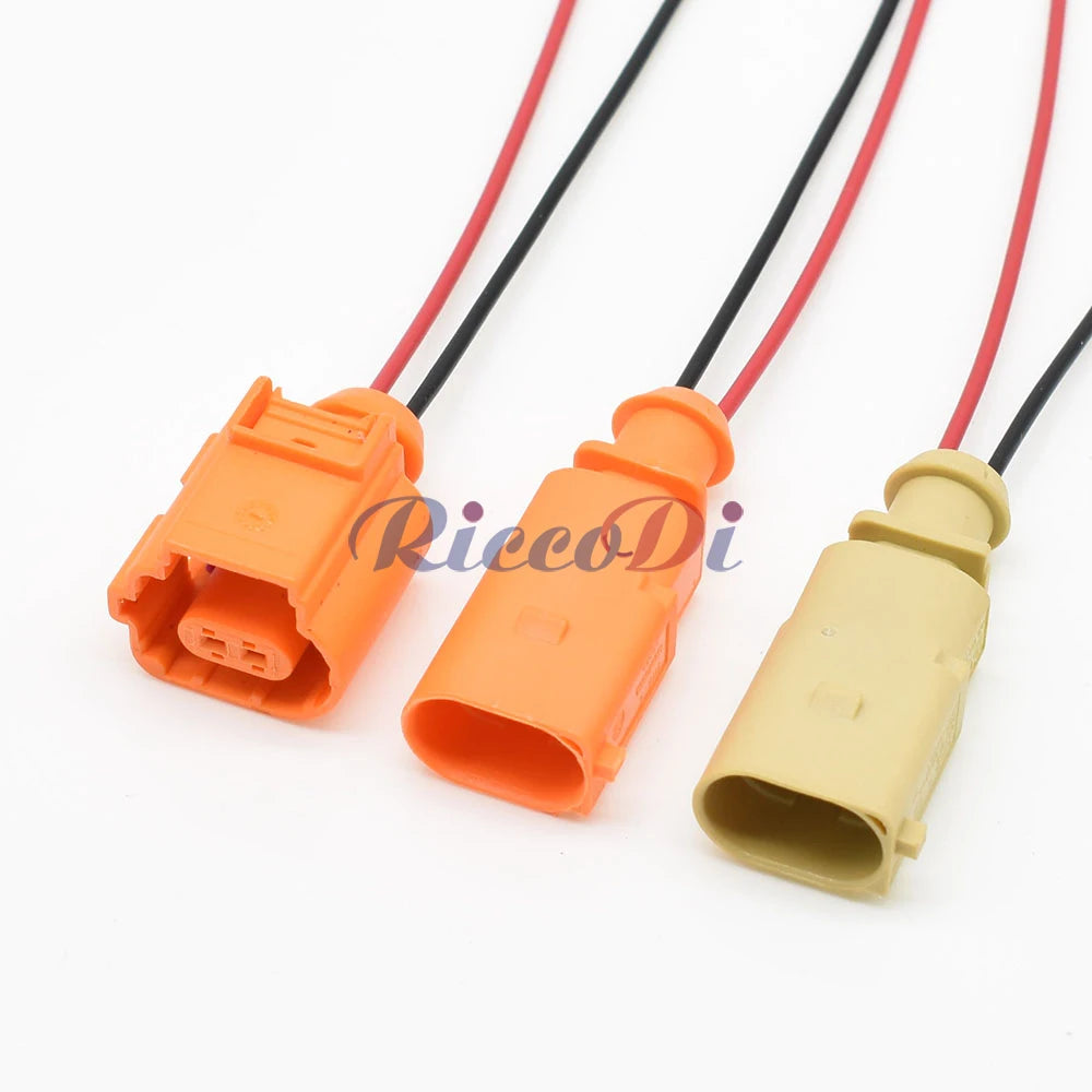 High durability 2 pin automotive ignition coil connector housing for water temperature sensor wiring