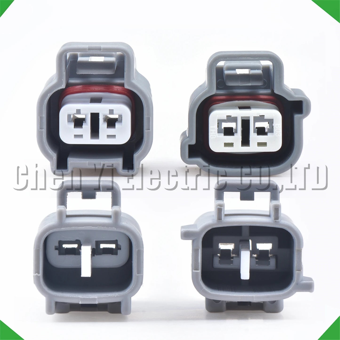 Durable automotive fog and signal light connector