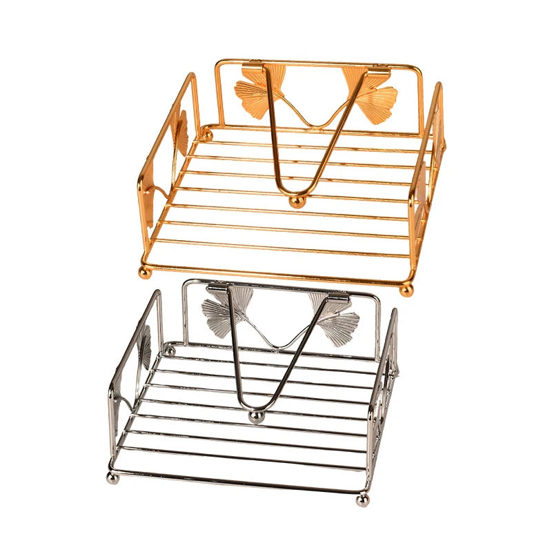 Durable rustic napkin paper organizer tabletop holder