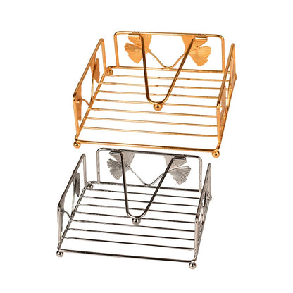 Durable rustic napkin paper organizer tabletop holder