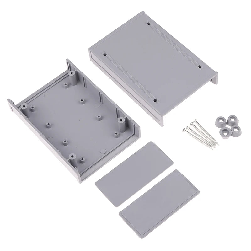 Durable plastic electronic enclosure case