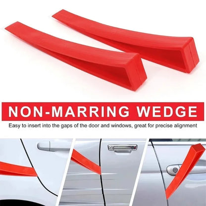 Durable plastic crowbar wedge for car repair